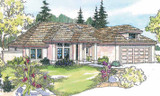 Ranch House Plan - Lindgren 11-122 - Front Exterior 