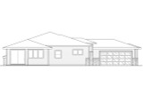 Prairie House Plan - Arrowwood 31-051 - Left Exterior 