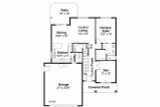 Craftsman House Plan - Holshire 30-635 - 1st Floor Plan 