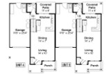 Craftsman House Plan - Cranbrook 60-009 - 1st Floor Plan 