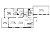 Country House Plan - Creekside 31-067 - 1st Floor Plan 