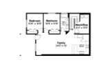 Secondary Image - Country House Plan - Creekside 31-067 - Basement Floor Plan 
