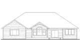 Secondary Image - Southern House Plan - Lupine 30-747 - Rear Exterior 