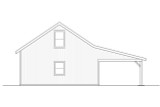 Country House Plan - Garage 20-210 - Rear Exterior 