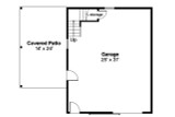 Country House Plan - Garage 20-210 - 1st Floor Plan 