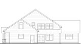 Craftsman House Plan - Awbery 30-551 - Rear Exterior 