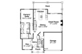 Craftsman House Plan - Greenspire 31-024 - 1st Floor Plan 