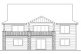 Craftsman House Plan - Greenspire 31-024 - Rear Exterior 