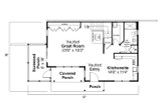 Craftsman House Plan - Northlake 30-504 - 1st Floor Plan 