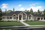 European House Plan - Bentley 30-560 - Front Exterior 