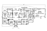 European House Plan - Bentley 30-560 - 1st Floor Plan 