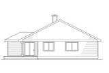 Secondary Image - Traditional House Plan - Shelton 10-033 - Rear Exterior 