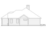 Traditional House Plan - Stayton 10-040 - Right Exterior 