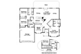 Traditional House Plan - Stayton 10-040 - 1st Floor Plan 