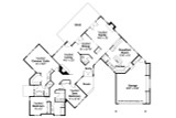 Ranch House Plan - Linwood 10-039 - 1st Floor Plan 