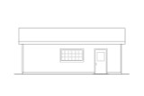 Secondary Image - Mediterranean House Plan - Garage 20-004 - Left Exterior 