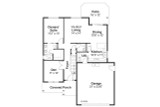 Country House Plan - Chatham 30-623 - 1st Floor Plan 