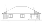 Secondary Image - Ranch House Plan - Baldwin 30-019 - Rear Exterior 