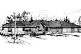 Ranch House Plan - Bainbridge 10-049 - Front Exterior 