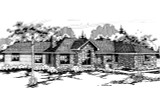 Ranch House Plan - Stonecrest 10-054 - Front Exterior 