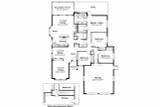 Southwest House Plan - Alessandro 11-077 - 1st Floor Plan 