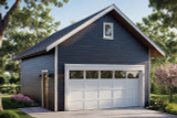 Traditional House Plan - Garage 20-135 - Front Exterior 