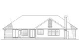Secondary Image - Traditional House Plan - Sarasota 10-058 - Rear Exterior 