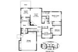 Traditional House Plan - Ventura 10-063 - 1st Floor Plan 