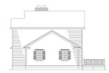 Country House Plan - Abbot 10-075 - Right Exterior 