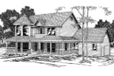 Cottage House Plan - Evansville 30-045 - Exterior 