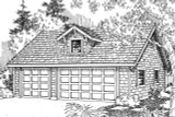 Craftsman House Plan - Garage 20-017 - Front Exterior 