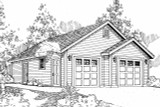 Traditional House Plan - Garage 20-040 - Front Exterior 