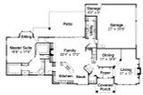 Contemporary House Plan - Middleton 30-135 - 1st Floor Plan 