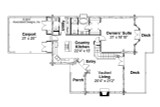 Lodge Style House Plan - Wickiup 30-116 - 1st Floor Plan 