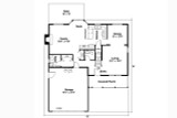 Country House Plan - Hudson 30-086 - 1st Floor Plan 