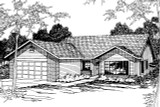 Traditional House Plan - Briggsdale 30-084 - Front Exterior 