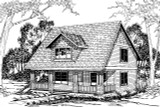 Craftsman House Plan - Dickinson 30-081 - Front Exterior 