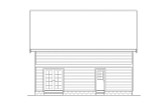 Craftsman House Plan - Dickinson 30-081 - Rear Exterior 
