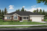 Traditional House Plan - Midland 30-052 - Front Exterior 