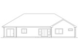 Secondary Image - Traditional House Plan - Midland 30-052 - Rear Exterior 