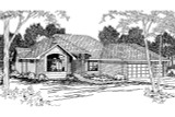 Traditional House Plan - Camden 30-051 - Front Exterior 
