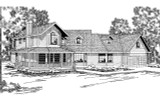 Country House Plan - Hayward 10-134 - Front Exterior 