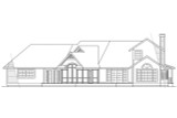 Country House Plan - Hayward 10-134 - Rear Exterior 