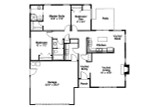 Traditional House Plan - Norden 10-216 - 1st Floor Plan 