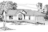 Mediterranean House Plan - Florosa 11-090 - Exterior 