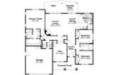 Ranch House Plan - Riverside 30-658 - 1st Floor Plan 