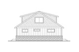 Cottage House Plan - Nottaway 31-317 - Rear Exterior 
