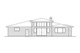 Secondary Image - Prairie House Plan - Odell 31-353 - Rear Exterior 