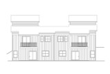 Contemporary House Plan - Whittier 60-069 - Rear Exterior 