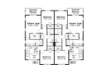 Secondary Image - Prairie House Plan - Haverhill 60-072 - 2nd Floor Plan 